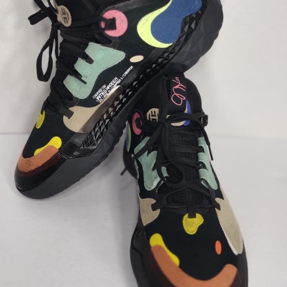 James Harden for men Colorful Sneakers size 11 pre owned Exellent condition - Picture 7 of 14